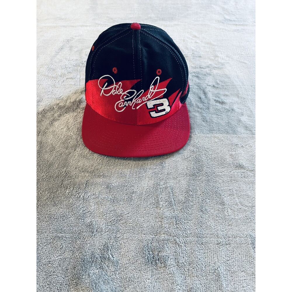 Vintage Dale Eanhardt Chase Authentic Shark Tooth SnapBack Hat Cap NASCAR Racing